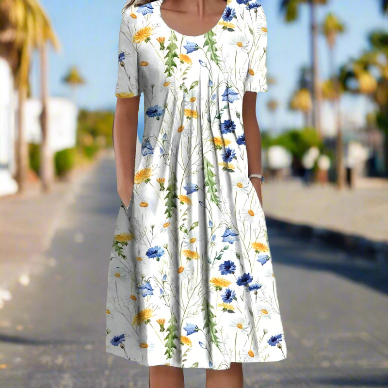 ADELIDA™ | ROBE À FLEURS CHARMANTE