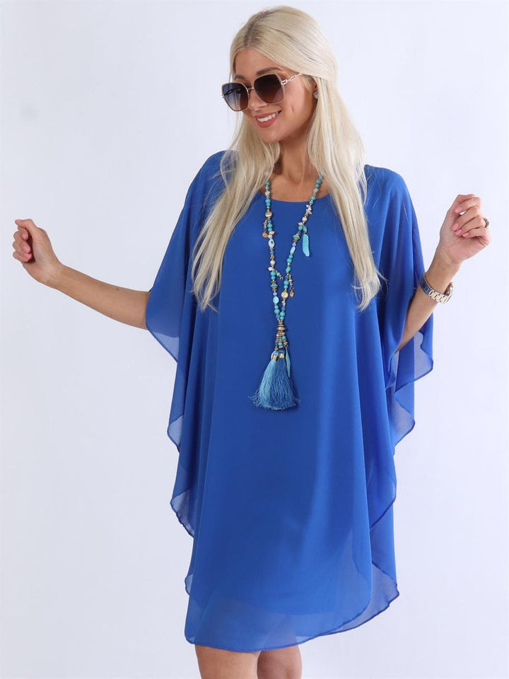 Kenya - Tunic dress with chiffon layers